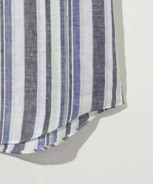 JOSEPH ABBOUD / ジョセフ アブード シャツ・ブラウス | 【麻100％・軽い・涼しい】 モイスチャーリネンストライプシャツ | 詳細8