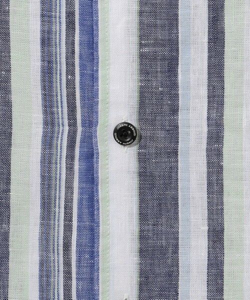 JOSEPH ABBOUD / ジョセフ アブード シャツ・ブラウス | 【麻100％・軽い・涼しい】 モイスチャーリネンストライプシャツ | 詳細10