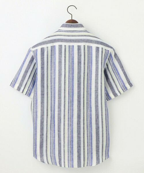 JOSEPH ABBOUD / ジョセフ アブード シャツ・ブラウス | 【麻100％・軽い・涼しい】 モイスチャーリネンストライプシャツ | 詳細4