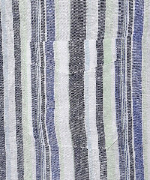 JOSEPH ABBOUD / ジョセフ アブード シャツ・ブラウス | 【麻100％・軽い・涼しい】 モイスチャーリネンストライプシャツ | 詳細7