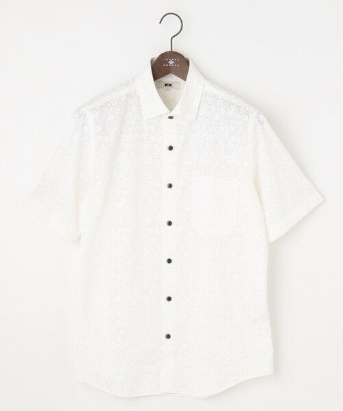 JOSEPH ABBOUD / ジョセフ アブード シャツ・ブラウス | 【サスティナブル】コットンリヨセルリネンフラワープリント シャツ | 詳細4