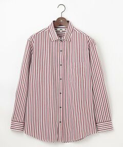 JOSEPH ABBOUD / ジョセフ アブード シャツ・ブラウス | 【キングサイズ・ストレッチ・イージーケア】ジャージーストライプシャツ