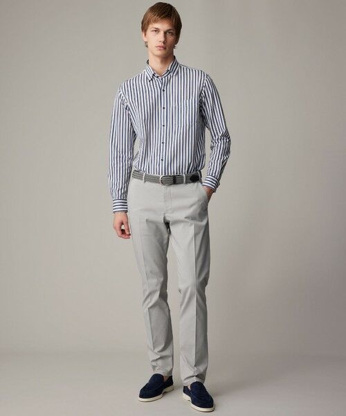 JOSEPH ABBOUD / ジョセフ アブード シャツ・ブラウス | 【キングサイズ・ストレッチ・イージーケア】ジャージーストライプシャツ | 詳細12