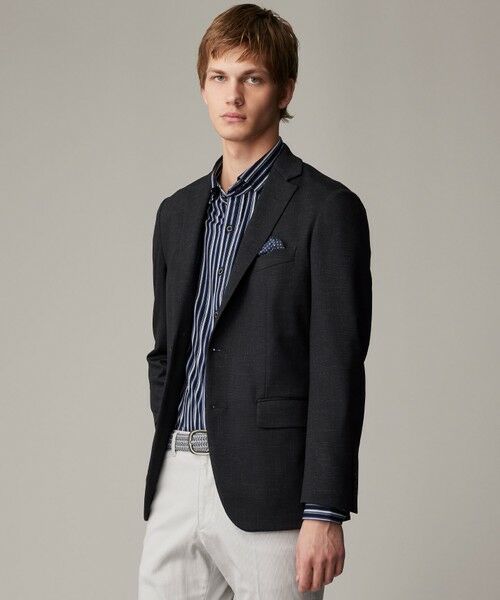 JOSEPH ABBOUD / ジョセフ アブード シャツ・ブラウス | 【キングサイズ・ストレッチ・イージーケア】ジャージーストライプシャツ | 詳細15