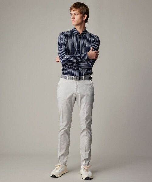 JOSEPH ABBOUD / ジョセフ アブード シャツ・ブラウス | 【キングサイズ・ストレッチ・イージーケア】ジャージーストライプシャツ | 詳細17