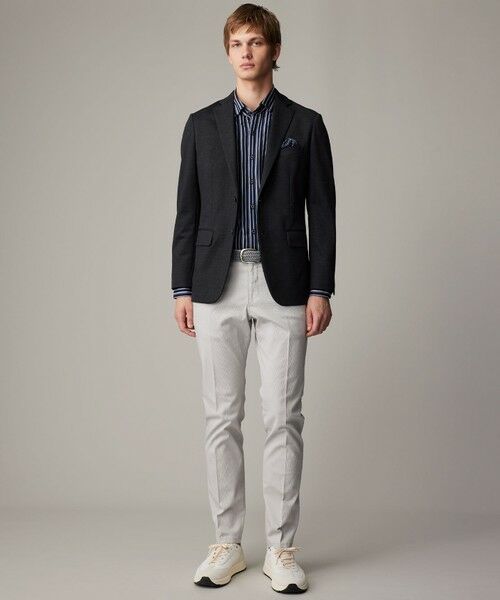 JOSEPH ABBOUD / ジョセフ アブード シャツ・ブラウス | 【キングサイズ・ストレッチ・イージーケア】ジャージーストライプシャツ | 詳細18