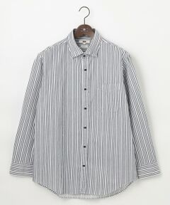 JOSEPH ABBOUD / ジョセフ アブード シャツ・ブラウス | 【キングサイズ・オーガニックコットン使用】 オーガニックコードストライプ シャツ