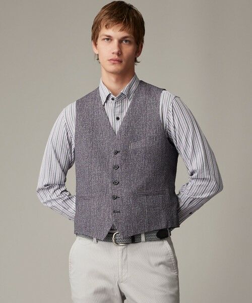 JOSEPH ABBOUD / ジョセフ アブード シャツ・ブラウス | 【キングサイズ・オーガニックコットン使用】 オーガニックコードストライプ シャツ | 詳細4