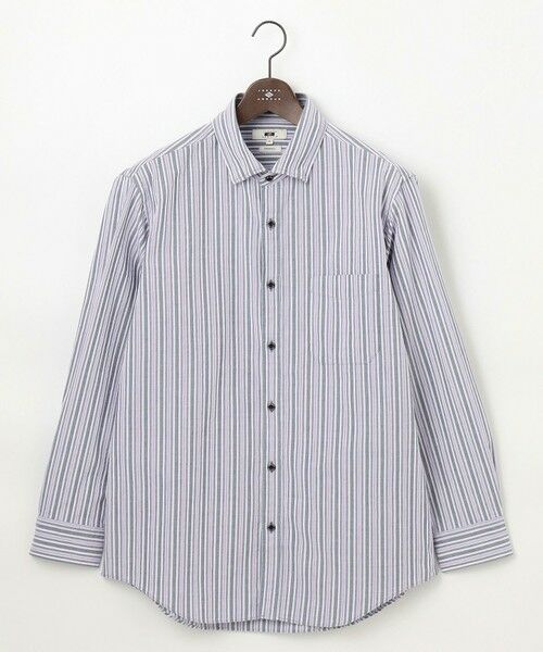 JOSEPH ABBOUD / ジョセフ アブード シャツ・ブラウス | 【キングサイズ・オーガニックコットン使用】 オーガニックコードストライプ シャツ | 詳細5