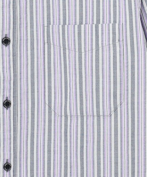 JOSEPH ABBOUD / ジョセフ アブード シャツ・ブラウス | 【キングサイズ・オーガニックコットン使用】 オーガニックコードストライプ シャツ | 詳細8