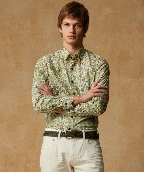 JOSEPH ABBOUD / ジョセフ アブード シャツ・ブラウス | 【キングサイズ】リバティプリント シャツ | 詳細25