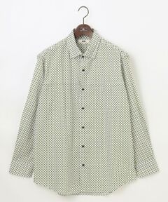 JOSEPH ABBOUD / ジョセフ アブード シャツ・ブラウス | 【キングサイズ・オーガニックコットン使用】ジオメトリックパターンシャツ