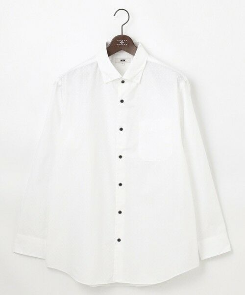 JOSEPH ABBOUD / ジョセフ アブード シャツ・ブラウス | 【キングサイズ・オーガニックコットン使用】ジオメトリックパターンシャツ | 詳細4