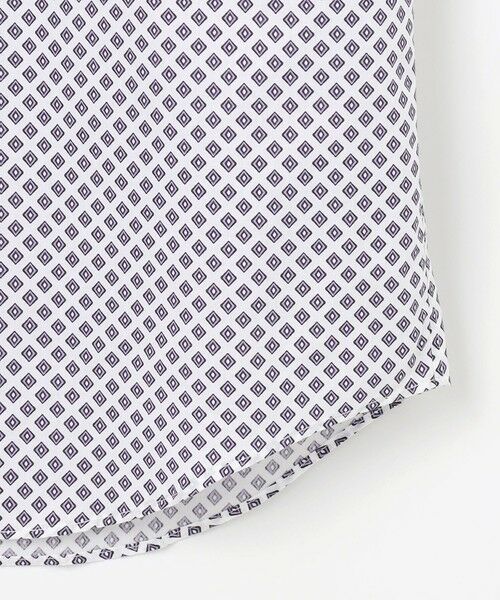 JOSEPH ABBOUD / ジョセフ アブード シャツ・ブラウス | 【キングサイズ・オーガニックコットン使用】ジオメトリックパターンシャツ | 詳細12