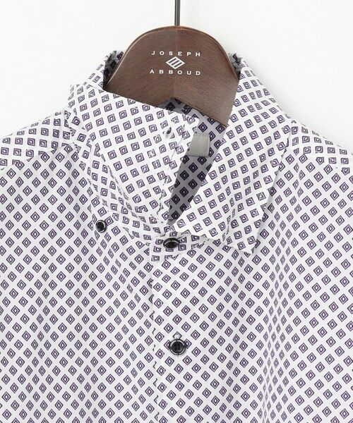 JOSEPH ABBOUD / ジョセフ アブード シャツ・ブラウス | 【キングサイズ・オーガニックコットン使用】ジオメトリックパターンシャツ | 詳細13