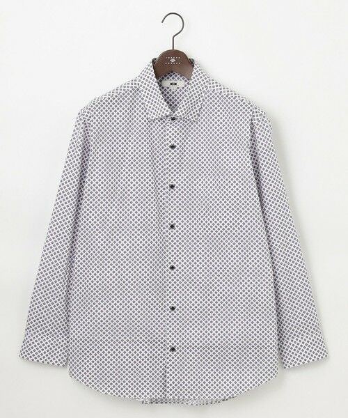 JOSEPH ABBOUD / ジョセフ アブード シャツ・ブラウス | 【キングサイズ・オーガニックコットン使用】ジオメトリックパターンシャツ | 詳細16