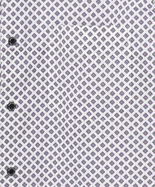 JOSEPH ABBOUD / ジョセフ アブード シャツ・ブラウス | 【キングサイズ・オーガニックコットン使用】ジオメトリックパターンシャツ | 詳細9