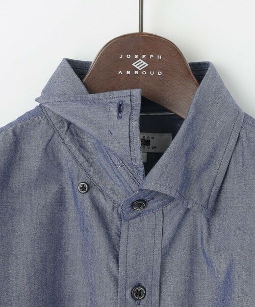 JOSEPH ABBOUD / ジョセフ アブード シャツ・ブラウス | 【キングサイズ・環境配慮型素材】ビオグレースシャンブレー シャツ | 詳細8