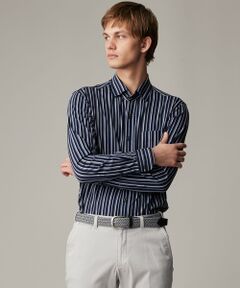 JOSEPH ABBOUD / ジョセフ アブード シャツ・ブラウス | 【ストレッチ・イージーケア】ジャージーストライプシャツ