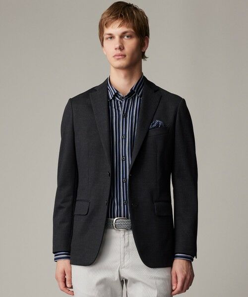 JOSEPH ABBOUD / ジョセフ アブード シャツ・ブラウス | 【ストレッチ・イージーケア】ジャージーストライプシャツ | 詳細14