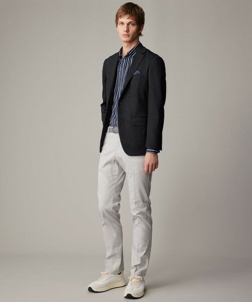 JOSEPH ABBOUD / ジョセフ アブード シャツ・ブラウス | 【ストレッチ・イージーケア】ジャージーストライプシャツ | 詳細17