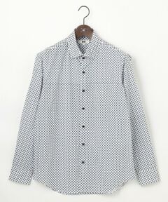 JOSEPH ABBOUD / ジョセフ アブード シャツ・ブラウス | 【オーガニックコットン使用】ジオメトリックパターンシャツ