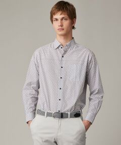 JOSEPH ABBOUD / ジョセフ アブード シャツ・ブラウス | 【オーガニックコットン使用】ジオメトリックパターンシャツ