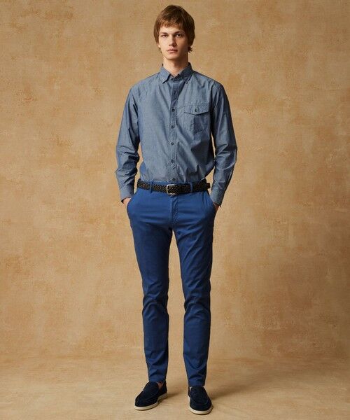 JOSEPH ABBOUD / ジョセフ アブード シャツ・ブラウス | 【環境配慮型素材】ビオグレースシャンブレー シャツ | 詳細1