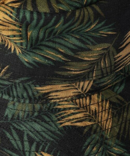 JOSEPH ABBOUD / ジョセフ アブード キャップ | 【折り畳み可】ジャングルリーフプリント ポケッタブルバケット ハット | 詳細9