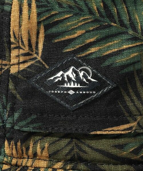 JOSEPH ABBOUD / ジョセフ アブード キャップ | 【折り畳み可】ジャングルリーフプリント ポケッタブルバケット ハット | 詳細10