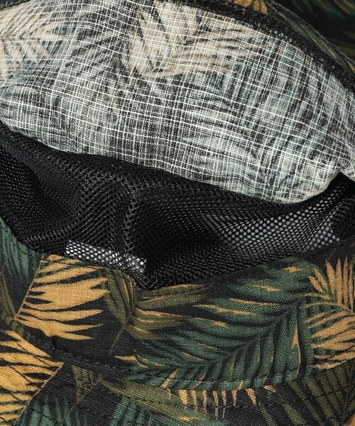 JOSEPH ABBOUD / ジョセフ アブード キャップ | 【折り畳み可】ジャングルリーフプリント ポケッタブルバケット ハット | 詳細11