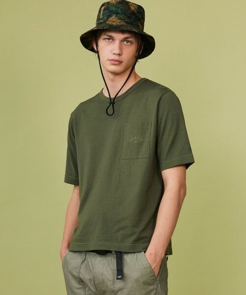 JOSEPH ABBOUD / ジョセフ アブード キャップ | 【折り畳み可】ジャングルリーフプリント ポケッタブルバケット ハット | 詳細2