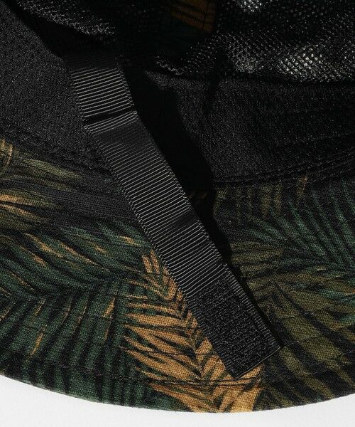 JOSEPH ABBOUD / ジョセフ アブード キャップ | 【折り畳み可】ジャングルリーフプリント ポケッタブルバケット ハット | 詳細12