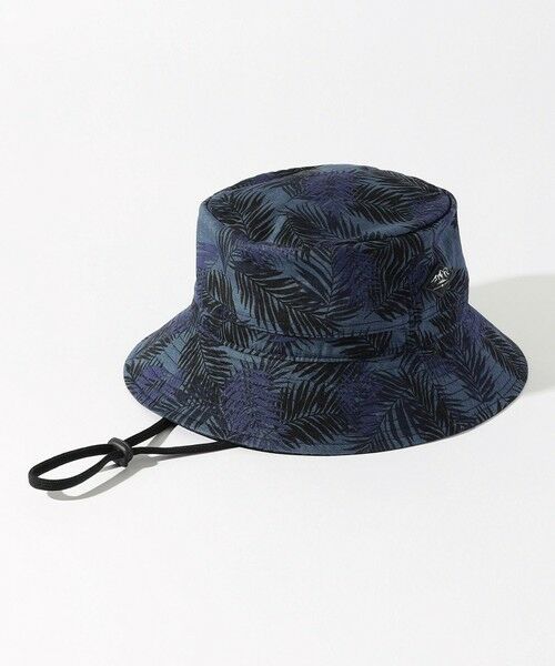 JOSEPH ABBOUD / ジョセフ アブード キャップ | 【折り畳み可】ジャングルリーフプリント ポケッタブルバケット ハット | 詳細17