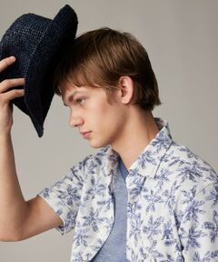 JOSEPH ABBOUD / ジョセフ アブード ハット | 【サイズ調整可】ラフィアメランジ ハット