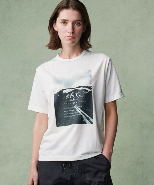 JOSEPH ABBOUD / ジョセフ アブード カットソー | 【吸水速乾/消臭性】デオドライ天竺 フォトプリント Ｔシャツ | 詳細5