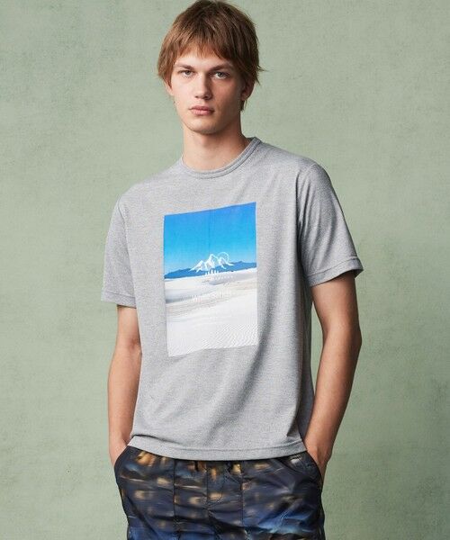 JOSEPH ABBOUD/ジョセフ アブード 【吸水速乾/消臭性】デオドライ天竺 フォトプリント Tシャツ ライトグレー系6 LL JOSEPH ABBOUD/ジョセフ アブード 【吸水速乾/消臭性】デオドライ天竺 フォトプリント Tシャツ ライトグレー系6 LL
