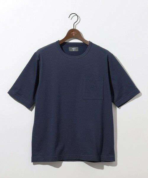 【テーム・ヤルヴィモチーフ】ビオグレース天竺 シャンブレー ポケットＴシャツ テーム・ヤルヴィモチーフ】ビオグレース天竺 Tシャツ