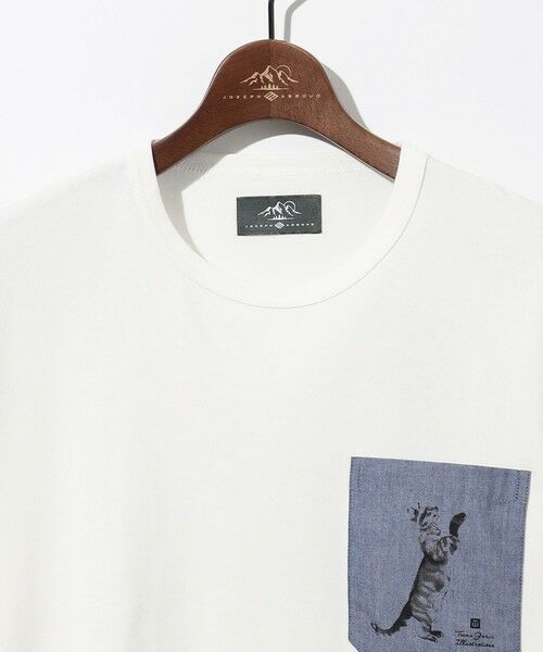 JOSEPH ABBOUD / ジョセフ アブード カットソー | 【テーム・ヤルヴィモチーフ】ビオグレース天竺 シャンブレー ポケットＴシャツ | 詳細9