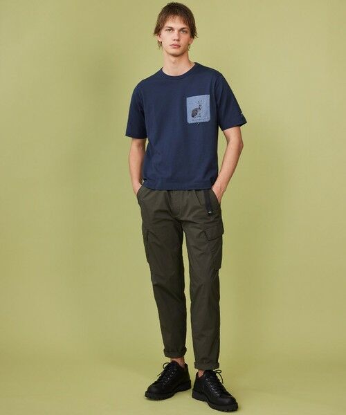 JOSEPH ABBOUD / ジョセフ アブード カットソー | 【テーム・ヤルヴィモチーフ】ビオグレース天竺 シャンブレー ポケットＴシャツ | 詳細14