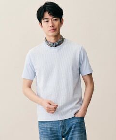 JOSEPH ABBOUD / ジョセフ アブード カットソー | 【キングサイズ・オーガニックコットン使用・日本製・26SS新色】JOEコットンサッカークルーネック Tシャツ