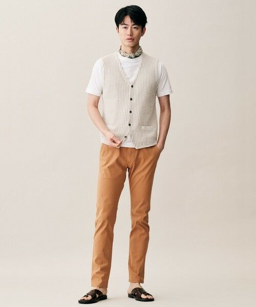 JOSEPH ABBOUD / ジョセフ アブード カットソー | 【キングサイズ・オーガニックコットン使用・日本製・26SS新色】JOEコットンサッカークルーネック Tシャツ | 詳細5