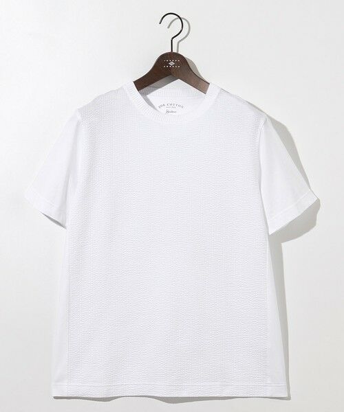 JOSEPH ABBOUD / ジョセフ アブード カットソー | 【キングサイズ・オーガニックコットン使用・日本製・26SS新色】JOEコットンサッカークルーネック Tシャツ | 詳細10