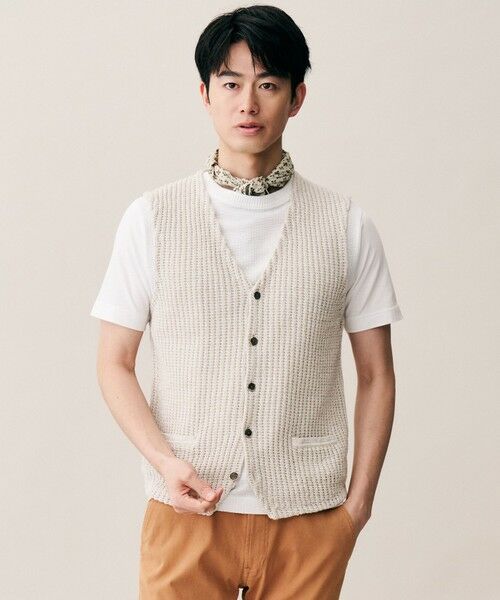 JOSEPH ABBOUD / ジョセフ アブード カットソー | 【キングサイズ・オーガニックコットン使用・日本製・26SS新色】JOEコットンサッカークルーネック Tシャツ | 詳細2