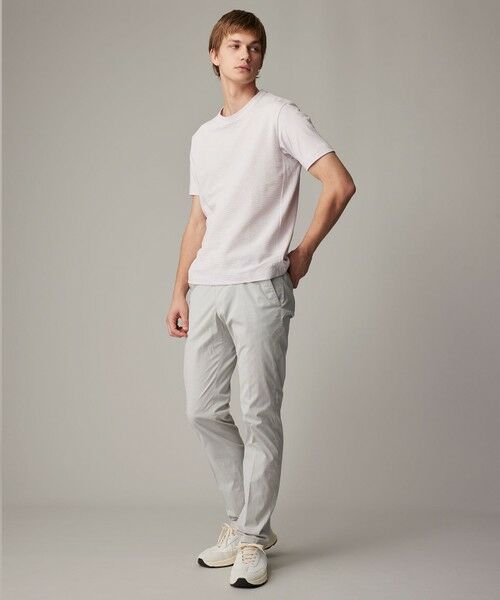 JOSEPH ABBOUD / ジョセフ アブード カットソー | 【キングサイズ・オーガニックコットン使用・日本製】JOEコットンサッカークルーネック Tシャツ | 詳細2