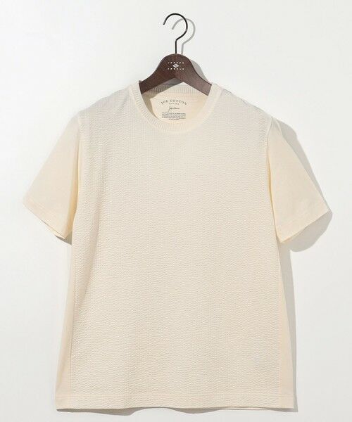 JOSEPH ABBOUD / ジョセフ アブード カットソー | 【キングサイズ・オーガニックコットン使用・日本製・26SS新色】JOEコットンサッカークルーネック Tシャツ | 詳細18