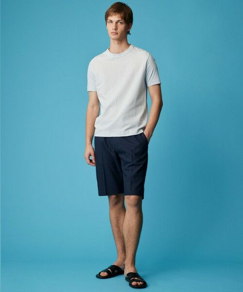 JOSEPH ABBOUD / ジョセフ アブード カットソー | 【キングサイズ・オーガニックコットン使用・日本製】JOEコットンサッカークルーネック Tシャツ | 詳細11