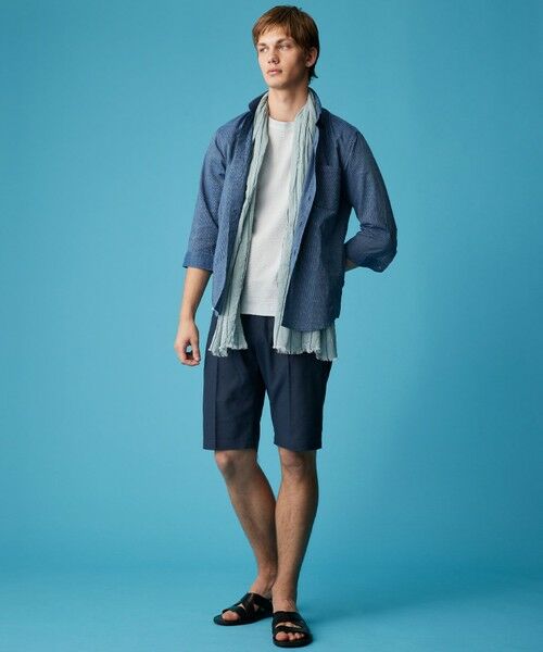 JOSEPH ABBOUD / ジョセフ アブード カットソー | 【キングサイズ・オーガニックコットン使用・日本製】JOEコットンサッカークルーネック Tシャツ | 詳細12