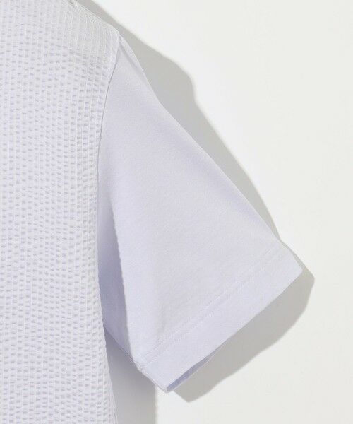 JOSEPH ABBOUD / ジョセフ アブード カットソー | 【キングサイズ・オーガニックコットン使用・日本製・26SS新色】JOEコットンサッカークルーネック Tシャツ | 詳細26