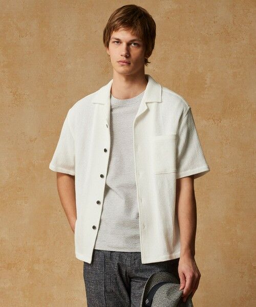 JOSEPH ABBOUD / ジョセフ アブード カットソー | 【キングサイズ・オーガニックコットン使用・日本製】JOEコットンサッカークルーネック Tシャツ | 詳細26